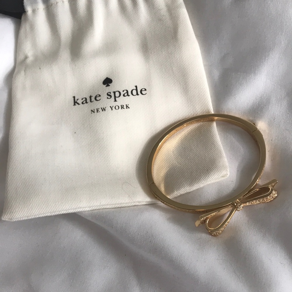 Kate spade pave large bow bangle